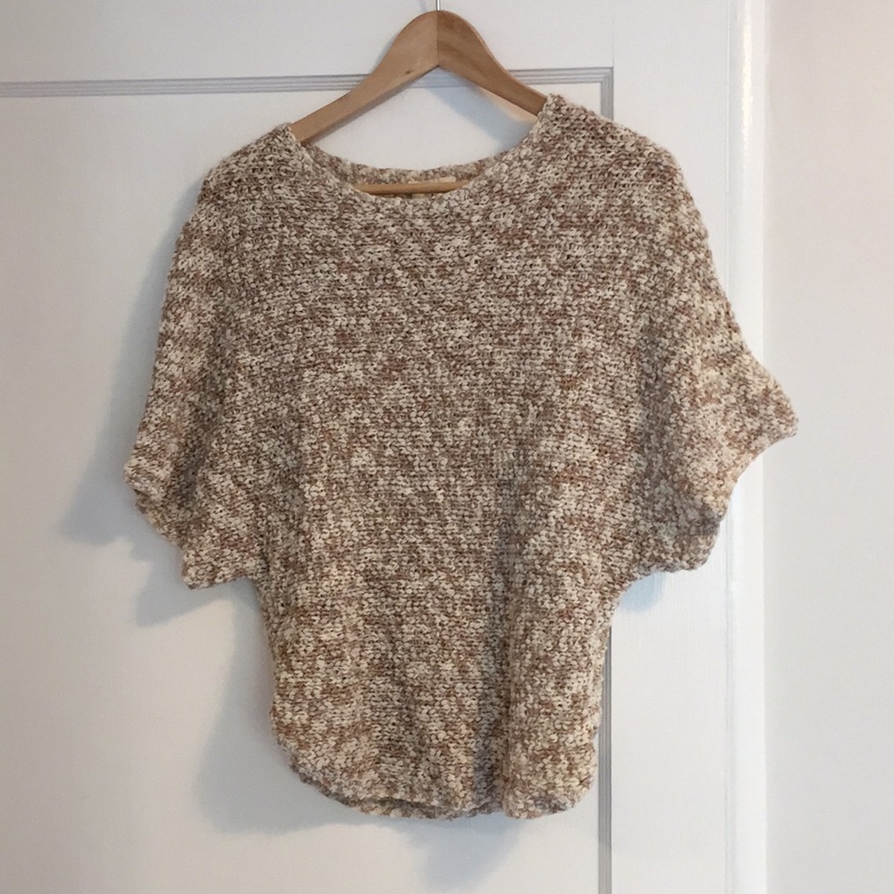 Anthropologie short sleeved sweater